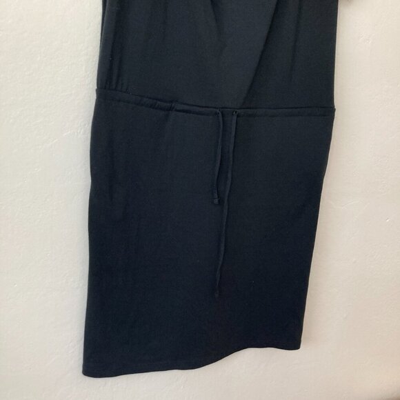 Mountain Hardwear Black Exercise Dress Cowl Neck Cap Sleeve Travel Errands Basic - Picture 5 of 11